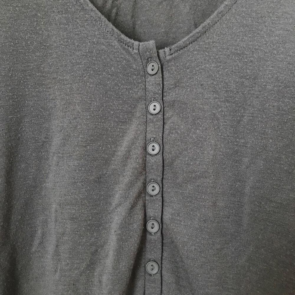 Army Green Express One Eleven Henley Tank - Picture 2 of 3